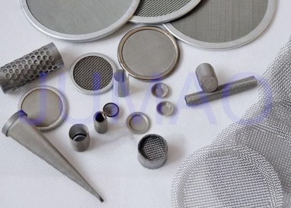 Oil Stainless Steel Sintered Filter Elements 1 - 100 Micron With 5-Ply Layers