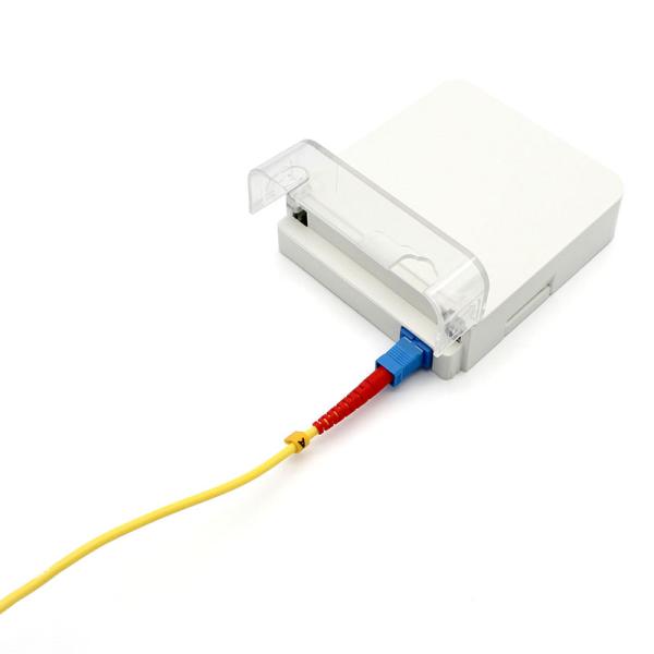 Single Mode Fiber Optic Terminal Socket Duplex Indoor Network FTTH