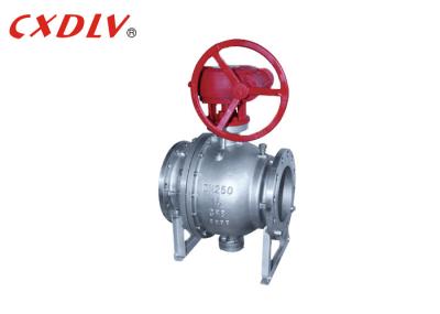 Stainless Steel Trunnion Ball Valve Full Bore 2pc Ball Valve Gas Pipeline