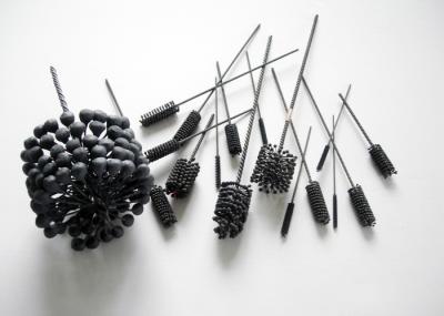 Terminar fura a escova de afiação flexível com material preto do carboneto de silicone para honning o furo interno