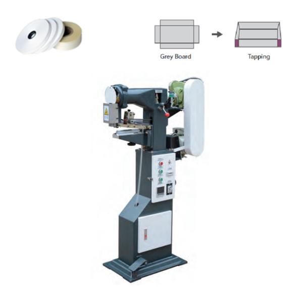 Semi Automatic Rigid Box Corner Pasting Machine For Sweet Box