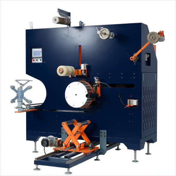 High Speed Automated PET Strap Winder 32MM Electric Coil Winding Machine