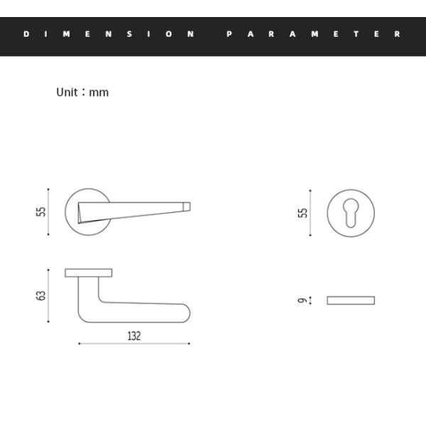 Kitchen Antique Brass Door Handles 132mm 63mm OEM Support