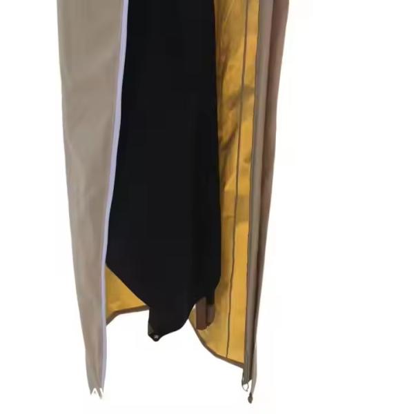 600D Waterproof High Quality Parasol Protective Covers With Zip and Operating Rod Patio Umbrella Cover