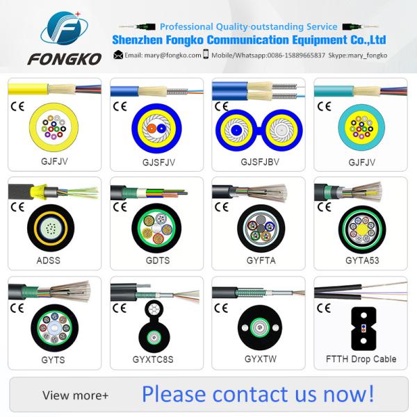 FONGKO Fiber Optical Cable GYXTW GYTA GYTS 1km per Meter Adss Ftth Drop