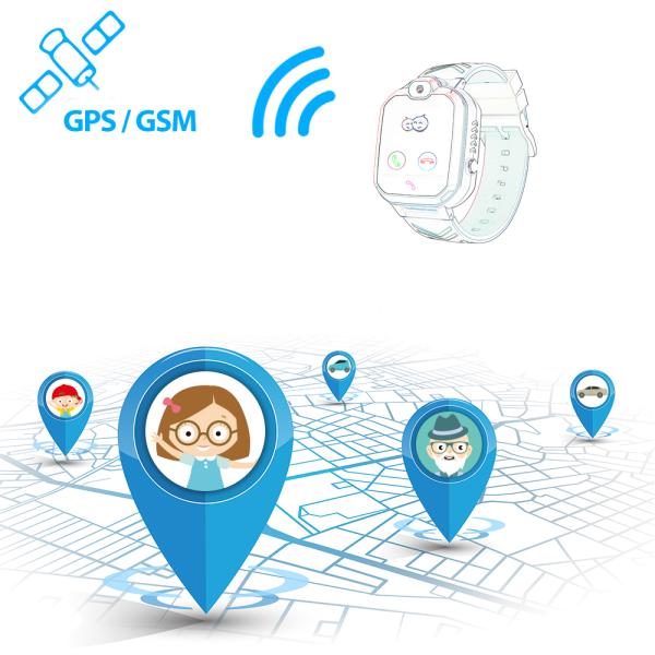 личный отслежыватель в реальном времени Gps 2G, емкость батареи дозора 400Mah отслежывателя GPS детей