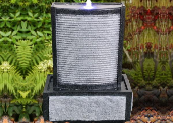 Contemporary Lighted Small Decorative Water Fountains