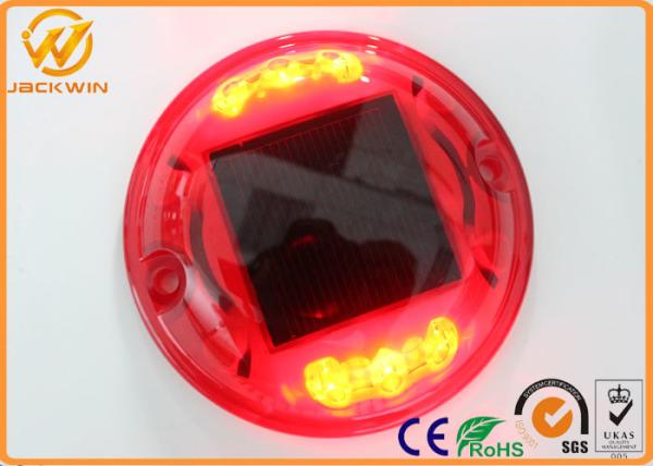 Round Aluminum Solar Reflectors Catseye Road Stud Rainproof Anti - High Temperature
