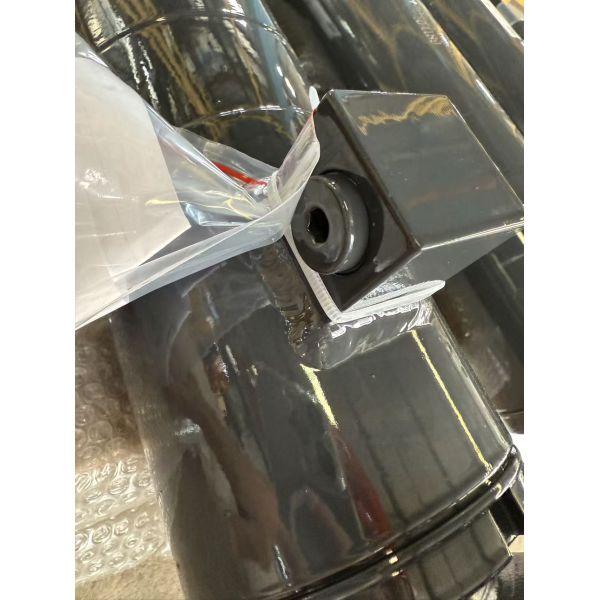 Custom Double Acting Hard Chrome Plated Steel Pivotally Mounted Steering Hydraulic Cylinder