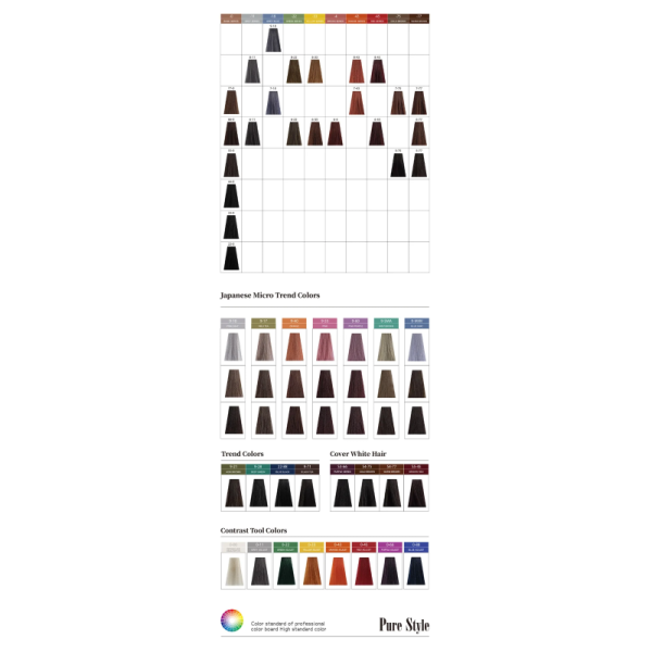 OEM/ODM 100ML 47 Colors Low Ammonia Salon Use Professional Permanent Hair Color Cream