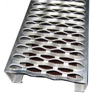 Grille perforée en aluminium industrielle de planche de contrefiche de poignée de 3.5mm