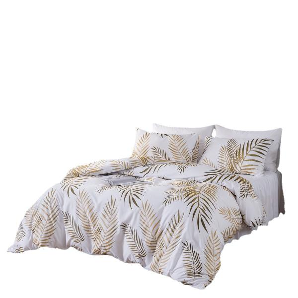 3 peças impressas de roupa de cama para King Size Set de cobertor de cama e lençol de cama de designer
