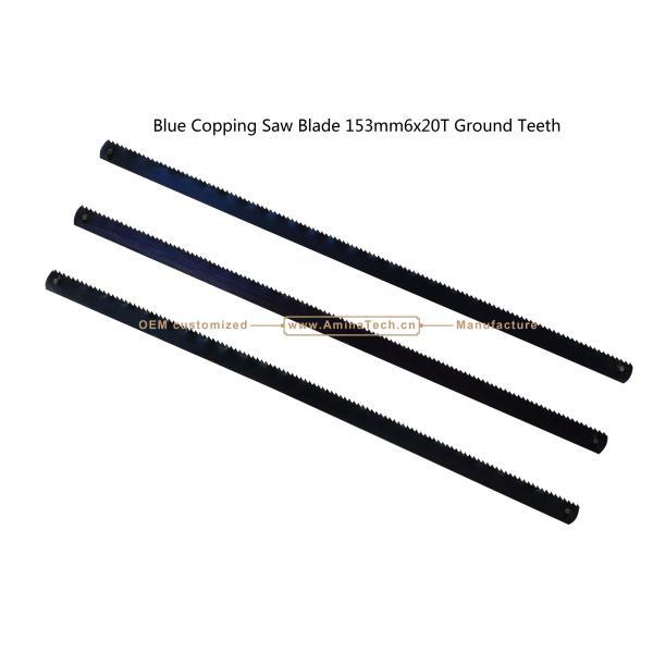 Blue Copping Saw Blade 153mm6x20T Ground Teeth Cutting wood,Plastic,Low-hardness metal