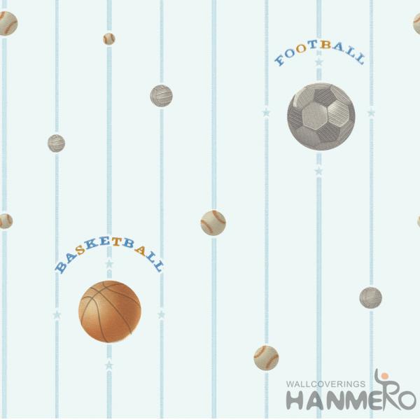 Best Selling Football Design Walllpaper Modern Chinese Manufacturer PVC Kids Room