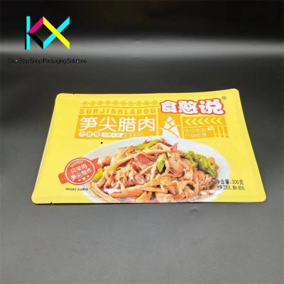 Resealable Snack Food Packaging Bags Flat Pouch With Good Barrier