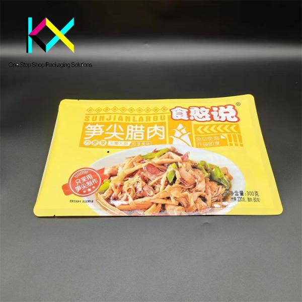 Resealable Snack Food Packaging Bags Flat Pouch With Good Barrier