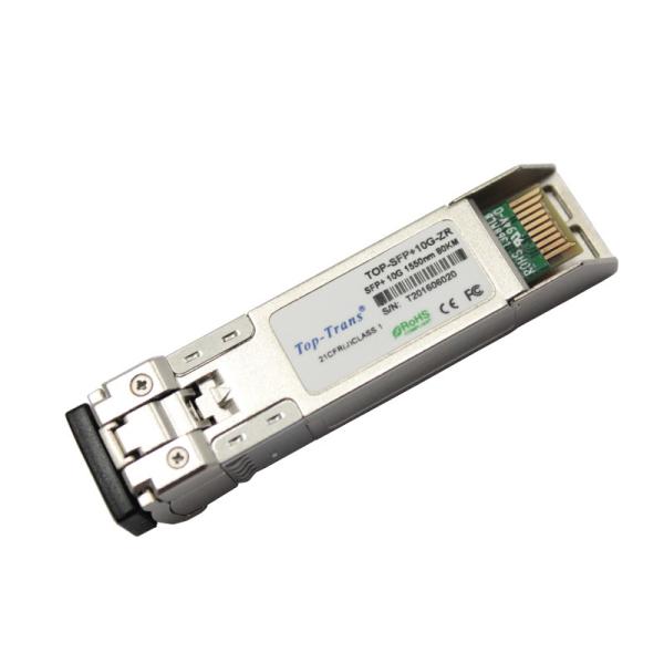 10G base - module optique du ZR SFP+ 100Km SMF pour la télécommunication 10G et la télématique