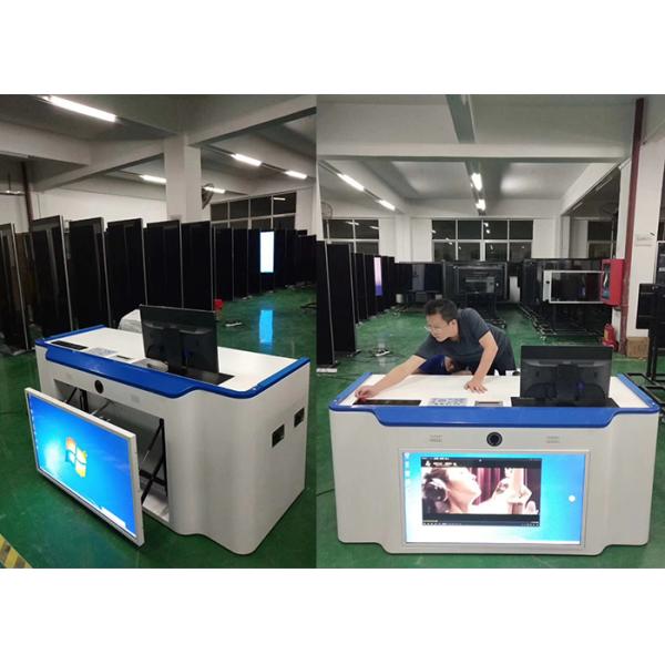 Meeting Room 1920*1080 Touch Screen Conference Table 300cd/M2