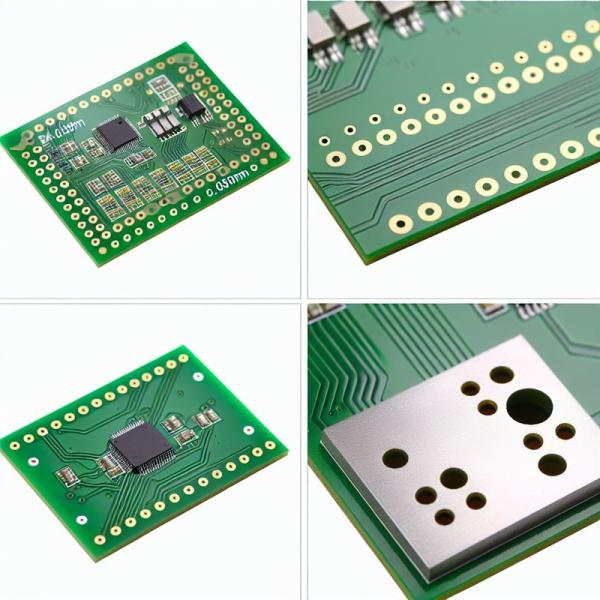 HDI PCBボード 0.3mm BGAピッチ 0.04mm 消費電子機器用ラインスペース