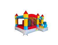 Casa inflada para fiestas Infantil Inflable al aire libre Castillo de salto con tobogán seco