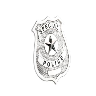 Custom Silver 0.23-4.5 Police Metal Badge Country Lapel Pin Clutch
