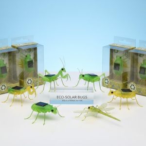 2023 New Arrivals Toys Green Color Solar Grasshopper Solar Powered Small Toys Promotional Toys