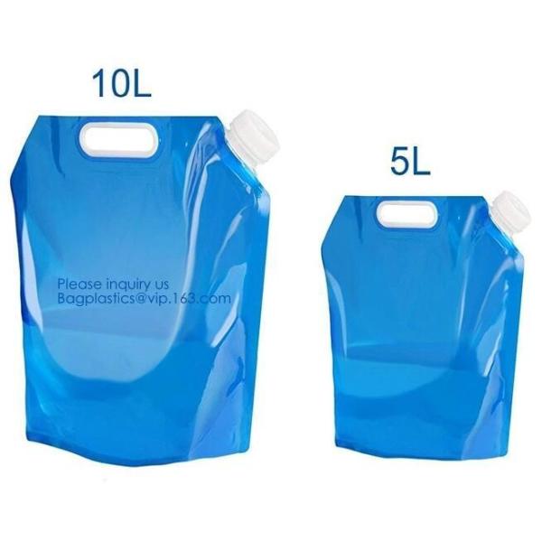 Биодеградабле жидкостная упаковывая таможня мешка доказательства утечки изготовленная на заказ сумка питьевой воды спорт сумки воды 1 галлона складная