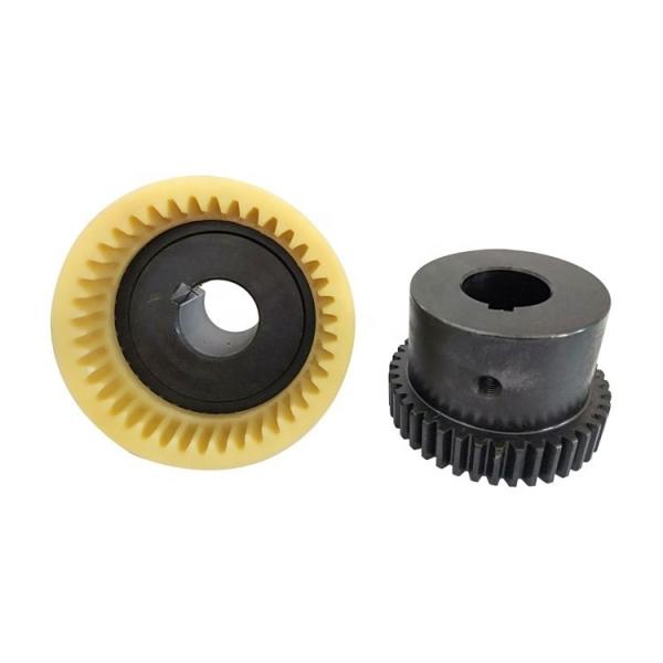 M24 Crowned Teeth Flexible Gear Coupling Steel Nylon Sleeve Gear Shaft Couplings