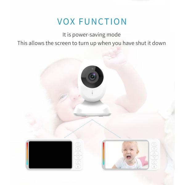 4.3 Inch 720P Baby Monitor Feeding Reminder Night Vision Dog Security Camera Systems