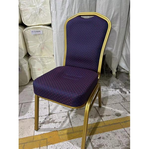 Aluminum Stacking Gold Wedding Restaurant Banquet Chair Commercial Furniture