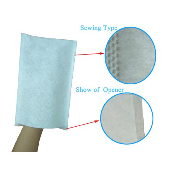 No Rinse Bathing Body Wash Gloves Needlepunch Nonwoven Material Hygiene Products