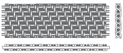 China Extruder Screen Reverse Dutch Weave Mesh For Filteration and Seperation