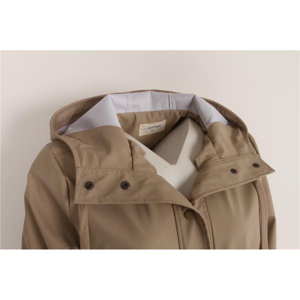 Long Sleeve Casual Womens Longline PU Leather Coat