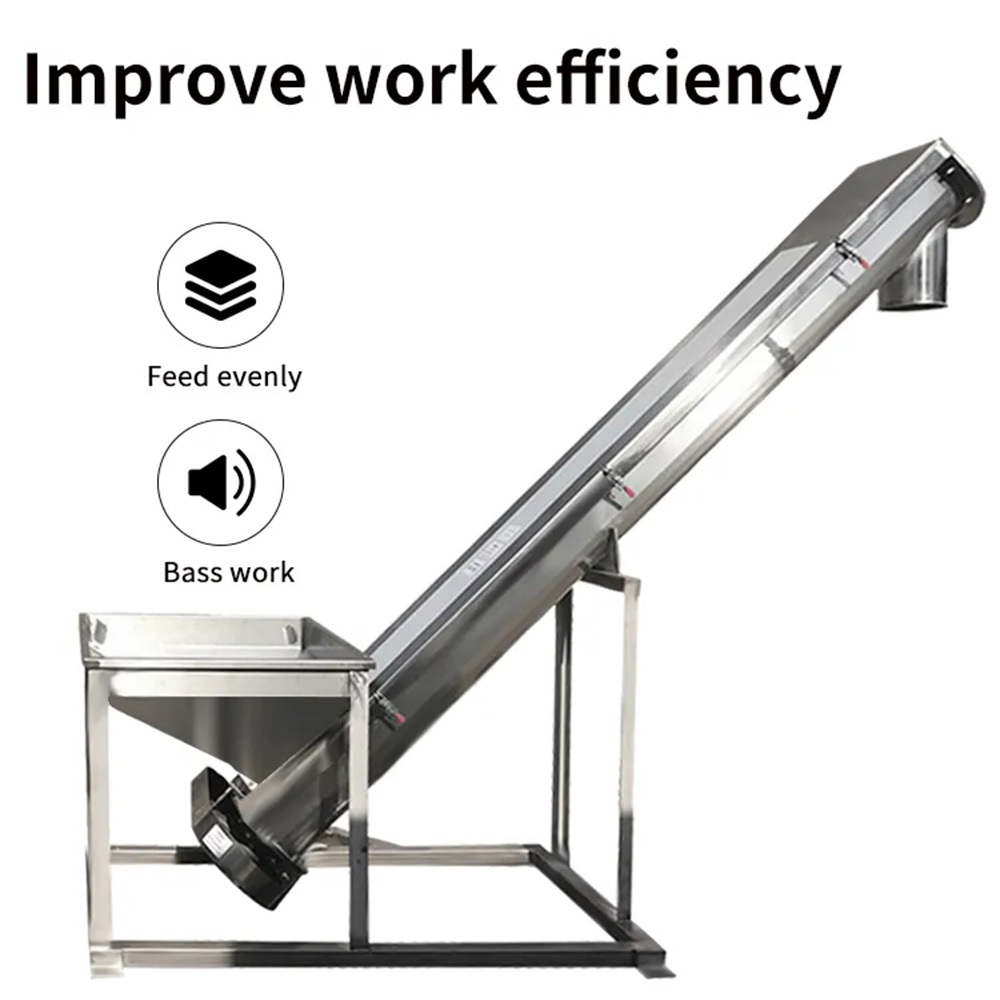 Custom Stainless Steel U-Type Screw Conveyor for High-Accuracy Powder & Particle Materials