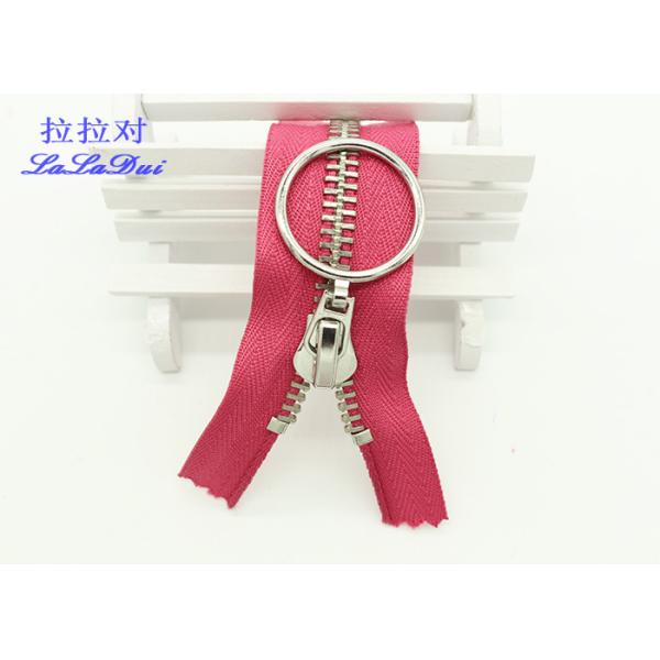 5# 8# Soft Tape 9 Inch Closed End Zip Normal Silver Metal Teeth For Duvet Cover