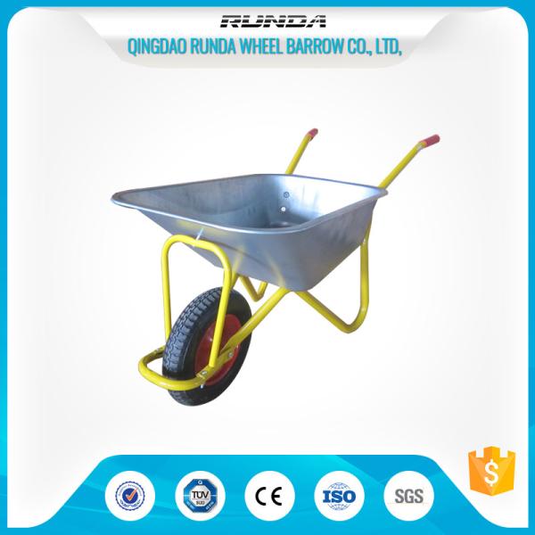 Europe Style Heavy Duty Steel Wheelbarrow 5.5CBFT 160kgs Load TUV SGS Approval