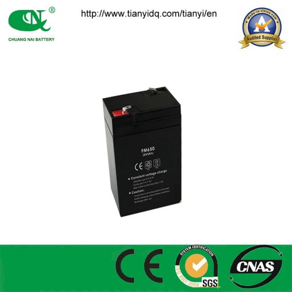 Electric Scale Battery 6V4AH Sealed Lead Acid Battery, VRLA/AGM/Mainenance Free/UPS Battery