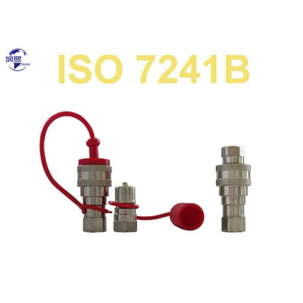 Self Lock 1/4 Quick Release Coupling 5000 Psi High Pressure Quick Connect Fittings