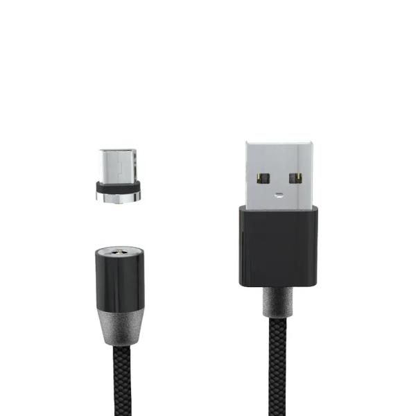 High Quality Black Micro USB Data Cable for Android Mobile Phone Fast Charging PVC Jacket Braid Shielding for Camera Computer Speaker