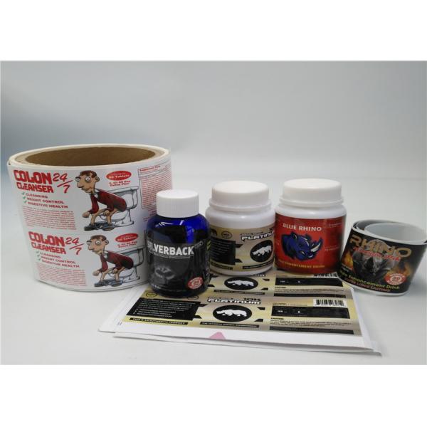 Waterproof PET / PVC Shrink Sleeve Labels