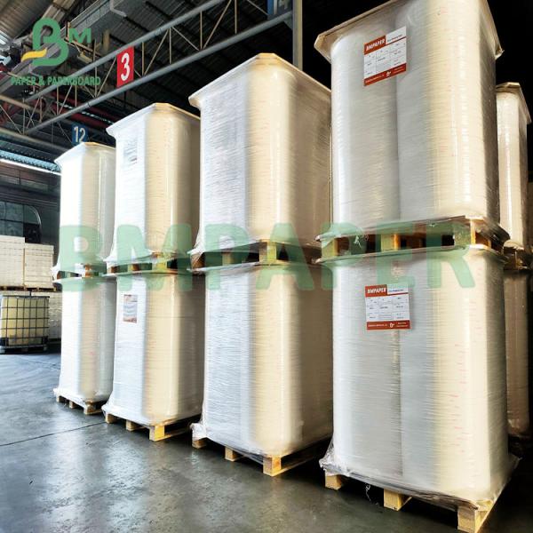 24gsm 32mm Food Grade Degradable White Straw Wrapping Paper For Straw Packing