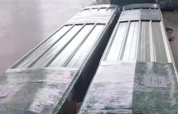 Placas de luz natural de FRP personalizadas Hoja de techo con recubrimiento anticorrosión