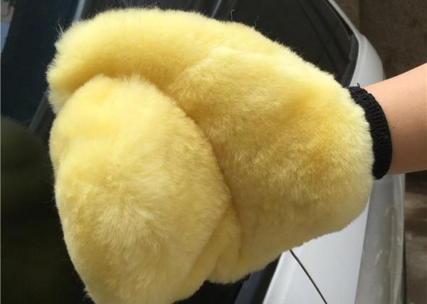 Carro da luva da lavagem de carros da pele de carneiro que detalha lãs reais super da pele de carneiro do delicado 100%