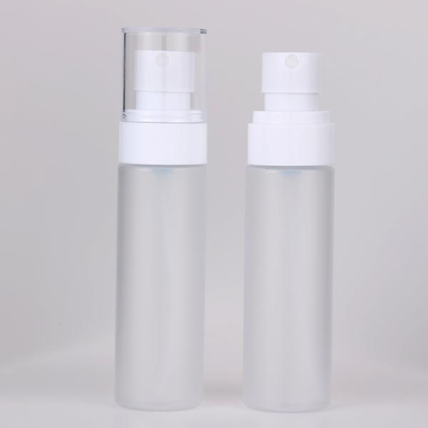 4oz 5oz 100ml PET Sanitizer Bottle Customize Color or Label Transparent Frosted Travel Perfume Spray Bottle for Cosmetic