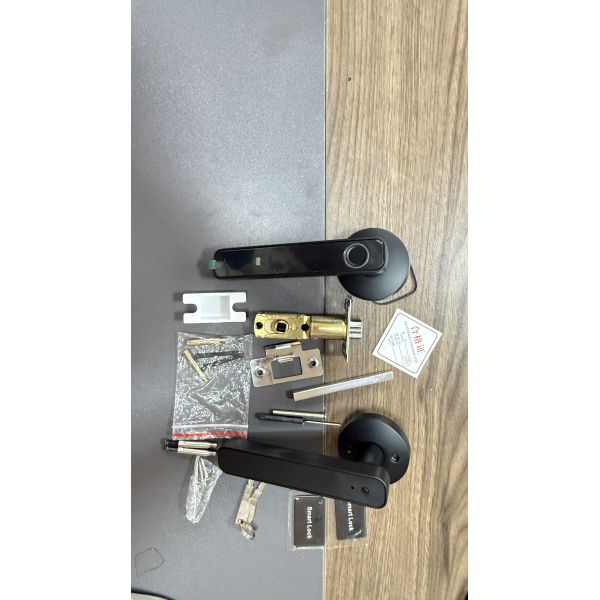 Qleung Smart Handle Lock S604N Fingerprint Password Card Key Unlocking Tuya Smart Home Lock