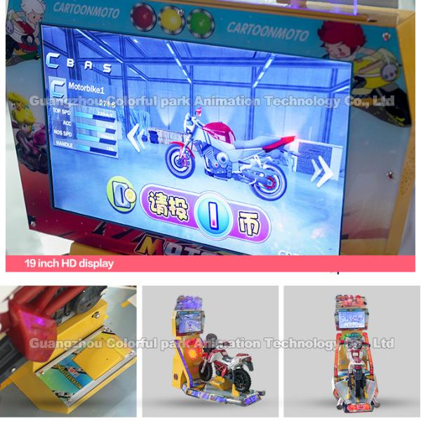 Motocicleta de la Isla de Man del niño de Arcade Kids Coin Operated de la bici de Moto del juego del TT que conduce la máquina de juego en venta