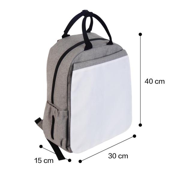 Sacs à dos multifonctionnels en blanc pour l'impression de photos
