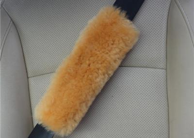 Tampa acolchoada lavável do cinto de segurança, almofadas respiráveis do cinto de segurança de Brown para adultos 