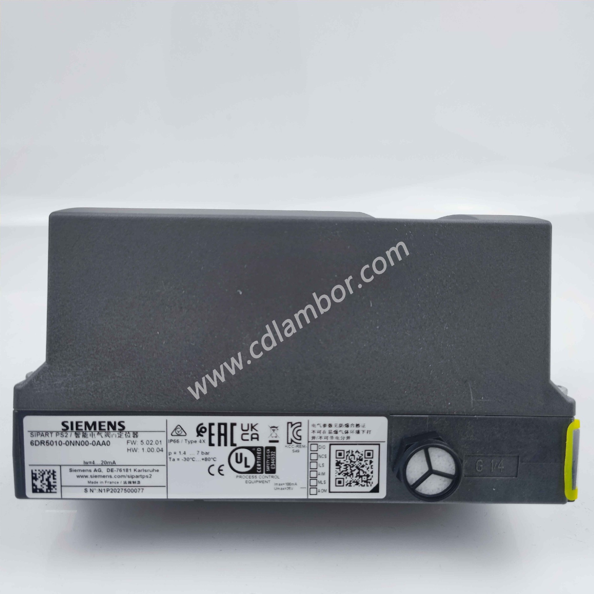 Original Siemens 6dr5010 Valve Positioner Sipart PS2 Controller Module Smart Pneumatic Positioner 6d