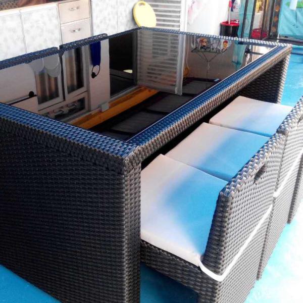 Водонепроницаемый кресло-салон из фитиля, устойчивое к ультрафиолетовым лучам